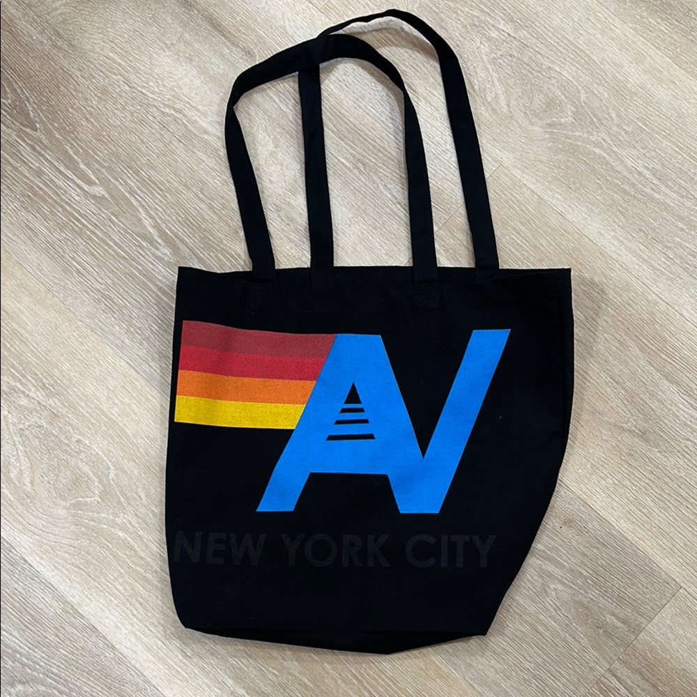 Black New York City Tote Bag